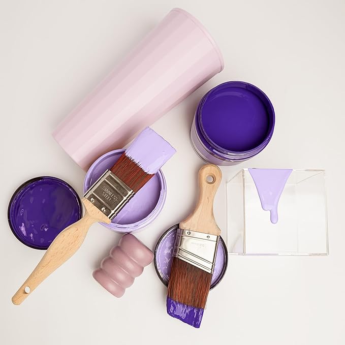 Dixie Belle Paint Company Chalk Finish Furniture Paint - Amethyst (16oz) - Matte Deep Purple Chic Chalk Mineral DIY Furniture Paint