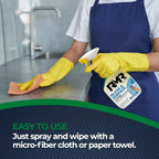 RMR Shower Spray, 2-in-1 Glass and Surface Cleaner Plus Repellent, Streak-Free Multi-Surface Treatment for Window, Car, and More, 30-Fluid Ounce Spray Bottle