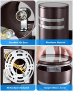 KIZON Dusk to Dawn Outdoor Wall Lights 2 Pack, Modern Exterior Lighting Fixtures with Oil Rubbed Bronze Finish, Up and Down Lights Outdoor with Bulbs, Modern Sconce Lights for House Porch, ETL Listed