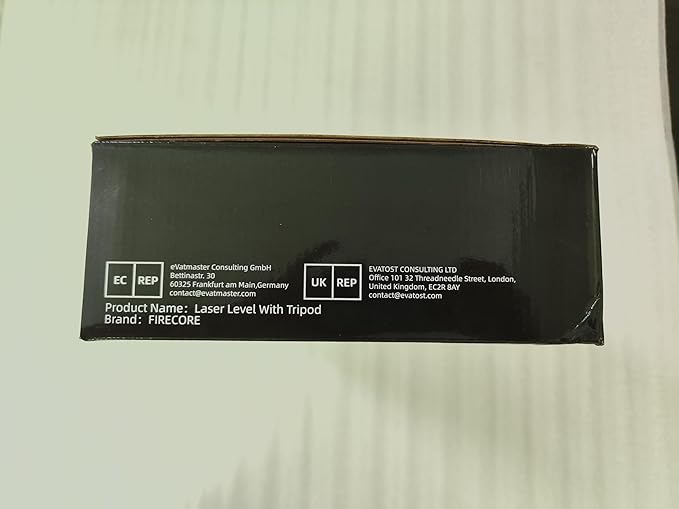 Firecore 360° Laser Level with Tripod, 100Ft Self Leveling Laser Level Green Cross Line Laser Leveler Tool for Picture Hanging Wall Tile Floor Construction, 60" Compact Tripod & Carry Pouch Included