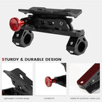 ATV Motorcycle Fire Extinguisher Bracket - Quick Release Fire Extinguisher Holder Mount - Universal 7/8" to 9/8" Handlebar Fit for Yamaha, Polaris, Honda, Can-Am, Kawasaki - Secures Extinguishers