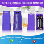 1 Pack Rechargeable Battery Pack Replacement for Swiffer Power Mop, 2000mAh Lithium Ion Battery Holder with Charging Port （500 Cycles, 3 Years）