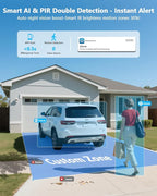 (Auto Tracking) 4K 2-Way Audio PTZ PoE Outdoor Wired Security Cameras System Home Wired Cameras Video Surveillance DVR Recorder System