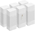 Terry Bar Mop Towels (Value Pack of 100) Size 14"x17" – Absorbent and Durable, Multipurpose Cleaning Rags, Cotton Cleaning Towels, Terry Cloth Rags, Reusable Shop Rags (White)