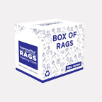 Premium White T-Shirt Cleaning Rags (5 lbs. Box) – White Cotton Rags for Cleaning, Staining, Painting, Oil, Grease & Dust Removal – Shop Rags Bulk for Multipurpose use