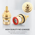 Faucet Cartridge Replacement for Kohler 1000187 1000188, Used in Deck Faucets with 3/4 inch Valves, 2 Pack Ceramic Valve Faucet Replacement Parts (2 Pack 1000187+1000188)