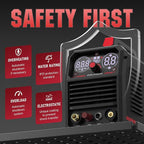 YESWELDER CUT-55NHF Plasma Cutter, Non-High Frequency Non-Touch Pilot Arc, 55 Amp 110/220V Dual Voltage, Large Digital Display Plasma Cutting Machine