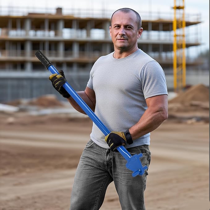 Rebar Bender Metal Bending Tool Manual Hand Operated to 5/8" Bar for Flat Steel and Steel Rod