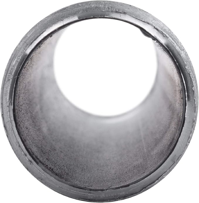 PIPE DÉCOR 1/2” x 24” Malleable Cast Iron Pipe, Pre Cut Connectors, Industrial Steel Grey Fits Standard Half Inch Black Threaded Pipes Nipples and Fittings, Build Vintage DIY Furniture, 6 Pack