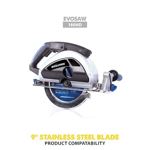 Evolution Power Tools 230BLADESS Stainless Steel Cutting Saw Blade, 9-Inch x 60-Tooth