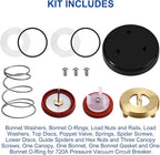 Pressure Vacuum Breaker Repair Kit and Bonnet Repair Kit, RK1-720A for Zurn Wilkins 1/2”, 3/4”, and 1”Pressure Vacuum Breaker