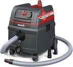 Starmix 1625 "Powerhouse Basic 6.6 Gallons/25L, High Performance Multi-Use Portable Dust Extractor - Wet/Dry - Manual Self-Clean Filter System - HEPA Certified, 103860