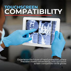 Heavy Duty 6 Mil Blue Nitrile Gloves Disposable Latex & Powder Free -Extra Stretchy Fentanyl Safe |Medical,First Aid Kit,EMT|Food Safe Rubber Gloves for Cooking & Cleaning|Bulk Pack (1000)