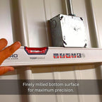 Kapro - 705 Eagle Box Level - OPTIVISION & Plumb Site - Features 2% Gradient, Acrylic Vials, and Wall-Grip - For Masonry and Concrete Jobs - VPA Tested - 24 Inch