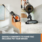 WORX 20V PowerShare Cordless Stick Vacuum WX038L.9, Powerful Cordless Vacuum Cleaner 25Kpa High Suction for Pet Hair, Lightweight Handheld Vacuum Cleans Floors Carpet Car – Tool Only