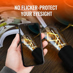 OMED LED Edison Light Bulb 24 Pack, Dimmable Criss-Cross Filament LED Bulbs, 60 Watt Equivalent 2700K Soft White Vintage Style Amber Glass Edison Bulb, 600 Lumens 6W Medium Base E26 ST64 Light Bulb