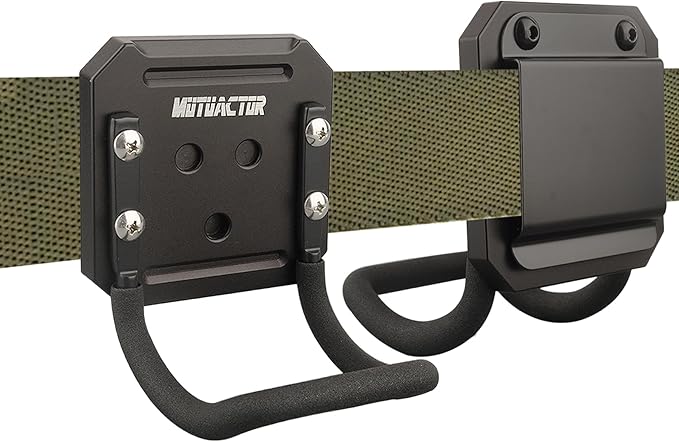 MUTUACTOR Hammer Holder for Belt Clip,Heavy Duty Tough Tool Clip for Drill Holder,1 Set Quickly Access Tool Belt Hammer Holder for Power Drill Drivers Heavy Duty Hatchet Hammers Mallets