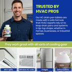 Drain Pan Tabs - 200 Tablets, AC Drain Line Cleaner, Fast-Acting Treatment for HVAC, Window Units, Mini-Splits, Dehumidifiers, Refrigerators - Lasts Up to 4 Weeks, No Residue, Water-Soluble