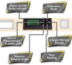 Smart Level 24 Inch Digital Level: Blending Accuracy And Practicality - Electronic Level Tool, Master Precision, With Batteries & Case