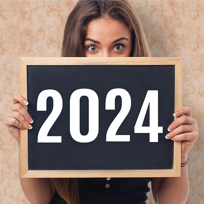 10 Sheets Vinyl House Numbers - 4 inch Waterproof Mailbox Numbers, Self-Adhesive Stickers for Mailbox, Cars, Boats, Windows, Door and Apartments (White, 4 inch)