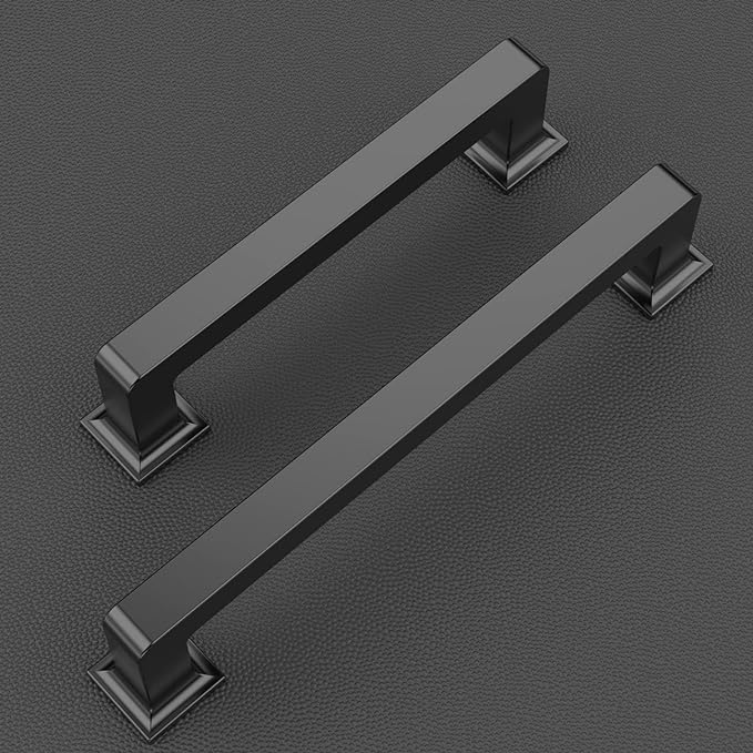 5 Inch 10 Pack Kitchen Cabinet Handles Matte Black Cabinet Pulls Kitchen Cabinet Hardware Kitchen Handles for Cabinets Cupboard Handles