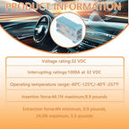 20A 32V Mini Slotted Automotive MCASE Shaped Cartridge Fuse Kit(Pack of 10pcs,20A)