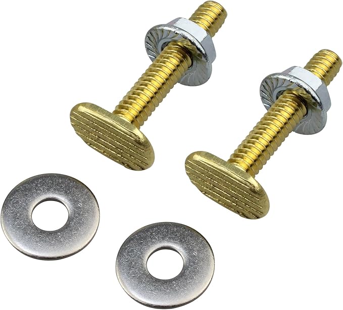 Toilet Closet Bolt Kit fit for Thetford Aqua Magic IV V VI Style Lite Aqua Magic Style Plus 3in Universal Toilet Closet Flange Seal kit,Closet Bolt Kit Toilet Parts Flange Seal Nuts 12524