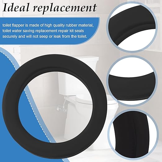 Toilet Flush Valve Gasket Compatible with Kohler Toilet Cistern Parts, Replaces Part Numbers 84995, 1000490 and GP83996, Outside Diameter 3.4 in.