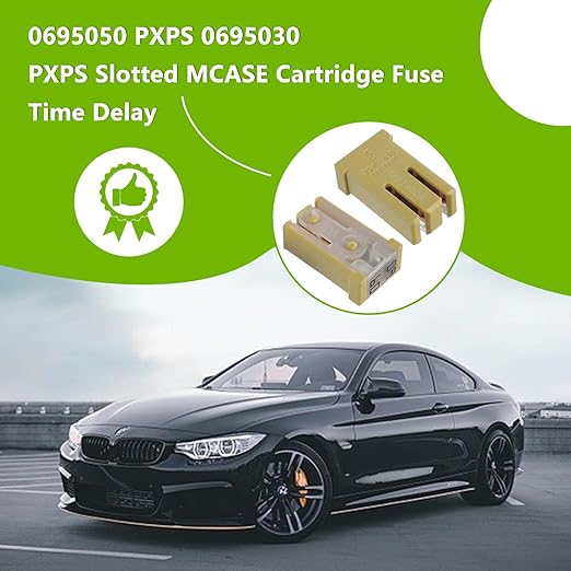 60A 32V Mini Slotted Automotive MCASE Shaped Cartridge Fuse Kit(Pack of 6pcs,60A)