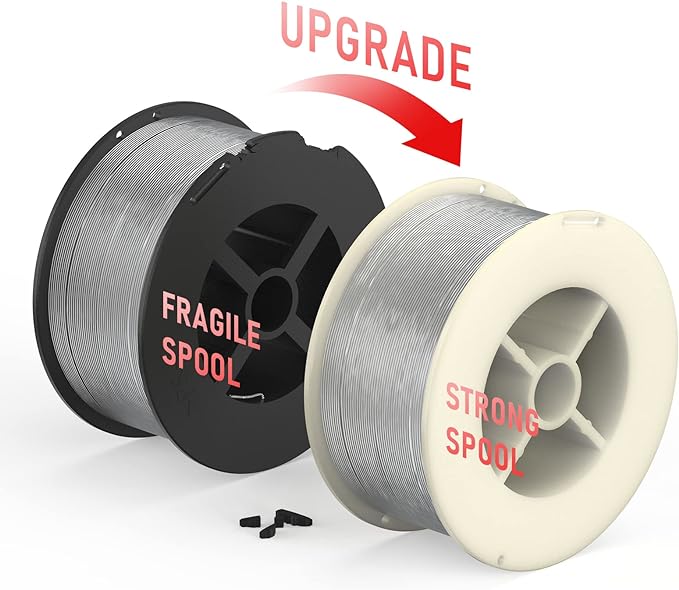 YESWELDER Stainless Steel MIG Solid Wire ER308L .030-Diameter, 2-Pound, 3-Packs Strong ABS Plastic Spool Welding Wire