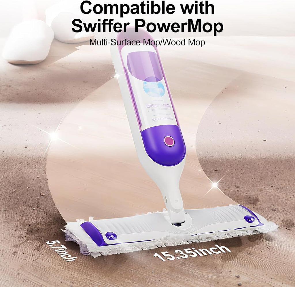 5X Cleaning Power Mop Pads for Swiffer Power Mop, Disposable Power Mop Pad Refills, Replacement Floor Cleaning Refills, Multi-Surface Wood Floor Replacement Pads (42)