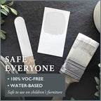 AMY HOWARD AT HOME Chalk-Based One Step Paint for Furniture, Cabinetry, Decor, Finish, and More | No Stripping, Sanding, or Priming | Ultra-Light Base | 16 Ounce | Metropolitan Grey