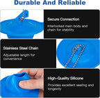 3 Inch Toilet Flapper Replacement, Large Premium Toilet Tank Flapper Fit for Gerber, Silicone Stopper Flapper Repair Parts 3 Inch Toilet Flush Valve, Easy to Install