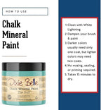 Dixie Belle Paint Company Chalk Finish Furniture Paint - The Gulf (16oz) - Matte Soft Turquoise Chic Chalk Mineral DIY Furniture Paint