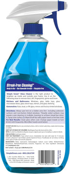 Simple Green Ready-To-Use Glass Cleaner, 32 oz., Blue (Pack of 4)
