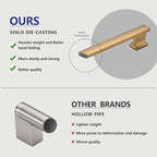 6 Pack 13.6 Inch Length|12.6 inch(320mm) Hole Center Champagne Bronze Kitchen Cabinet Handles, Cabinet Pulls Kitchen Cabinet Hardware, Cupboard Pulls, Drawer Handles