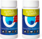 2 Pcs Powerful Magic Bubble Bombs Drain Cleaner - Fast Foaming Pipe Cleaner Powder Dredge Agent for Kitchen Toilet Pipeline Quick Cleaning Tool