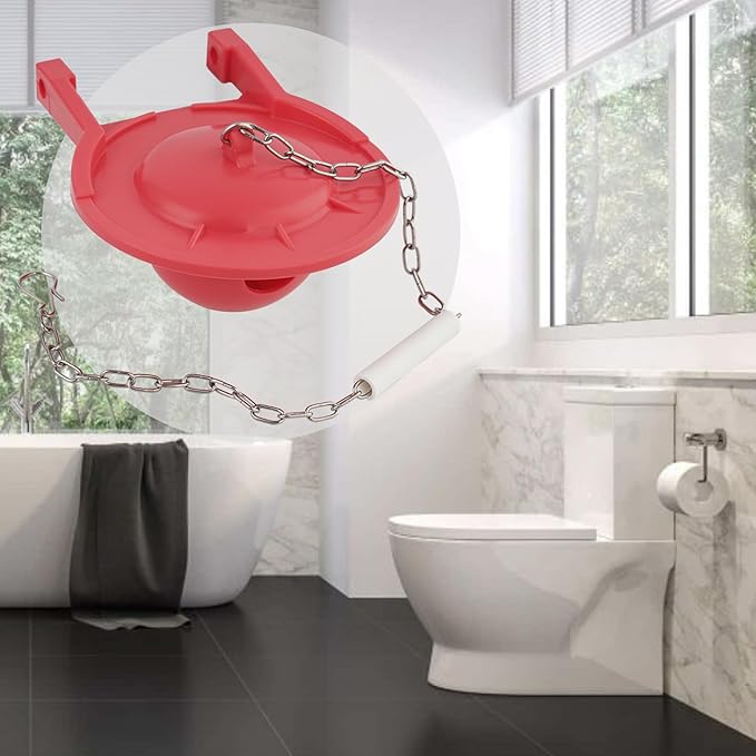 Hibbent 3 Pack Large 3-Inch Toilet Flapper Replacement Compatible with TOTO flapper Model G-Max, THU138S, THU175S and THU331S- Oversized Sealing and Easy to Install