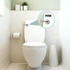 Toilet Handle Replacement Kit Universal Bowl Repair Inside Tank Trip Lever Stainless Steel Flapper Chain Flush Front Mount Chrome Brass Fitting with American Standard Gerber Compatible Parts