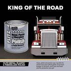 Flitz Multi-Purpose Metal Polish Paste - 2lb Can of USA-Made Chrome Polish - Works on Stainless Steel, Aluminum, Plastic, Jewelry and Cars - Non-Abrasive Cleaner & Rust Remover (12 Pack)