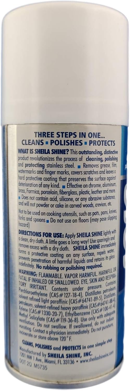 Sheila Shine Stainless Steel Cleaning Spray, 3 oz