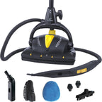 Euroflex Vapour Plus 18-Piece Steam Mop with Precision Floor Care Kit; Consumer Reports Recommended; 295°F & 50 PSI of Pressure; Kills 99.9% Bacteria & Viruses incl. Influenza (H1N1); 5 Year Warranty