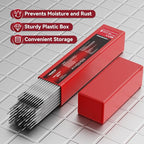 ARCCAPTAIN E6011 Welding Rod 1/8" 10LB Carbon Steel Welding Sticks Electrodes, Welding Rods ARC Welding Equipment