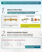 gotonovo 3 Handle Tub Shower Faucet Set, Bathtub Shower Fixture,Bathroom Tub and Shower Faucet Combo Shower System Complete Tub and Shower Trim Kit with 6 Settings Showerhead Brushed Nickel