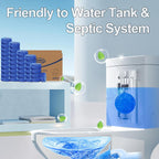 KIISIISO Toilet Bowl Cleaners Tablet 72 PACK, Automatic Toilet Cleaners for Deodorizing & Descaling, Long-Lasting Toilet Bowl Cleaner Tablets with Sustained-Release Technology Against Tough Stains