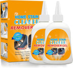 Home Stain Remover Gel – Stubborn Stain Cleaner (Safe for Washing Machine Seals, Sinks & Tiles | No-Slip Formula | 8H Penetration | 15.6OZ)