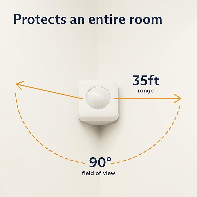 SimpliSafe 8 Piece Wireless Home Security System - Optional 24/7 Professional Monitoring - No Contract - Compatible with Alexa and Google Assistant , White