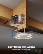 Sunco 12 Pack 6 Inch LED Slim Ultra Thin Canless Lights, Ceiling Recessed Lighting with Metal Junction Box, 900 LM, Selectable CCT 2700K/3000K/4000K/5000K/6000K, 14W, Dimmable ETL