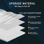 Reflective Mailbox Numbers 2 Inch (0-9) for Outside House Address Number Stickers for Mail Box White Self-Adhesive Stickers-Waterproof and UV Resistant Signs, Door, Address Farmhouse Decor(6 Sets)