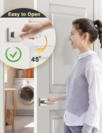 8 Pack Brushed Nickel Passage Door Levers Interior Door Handles, Heavy Duty Closet Hallway Door Handle Sets